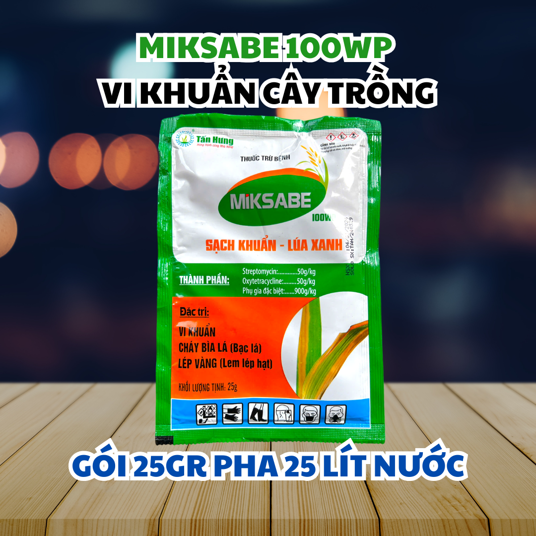 miksabe 100wp thành phần streptomycin và tetramycin