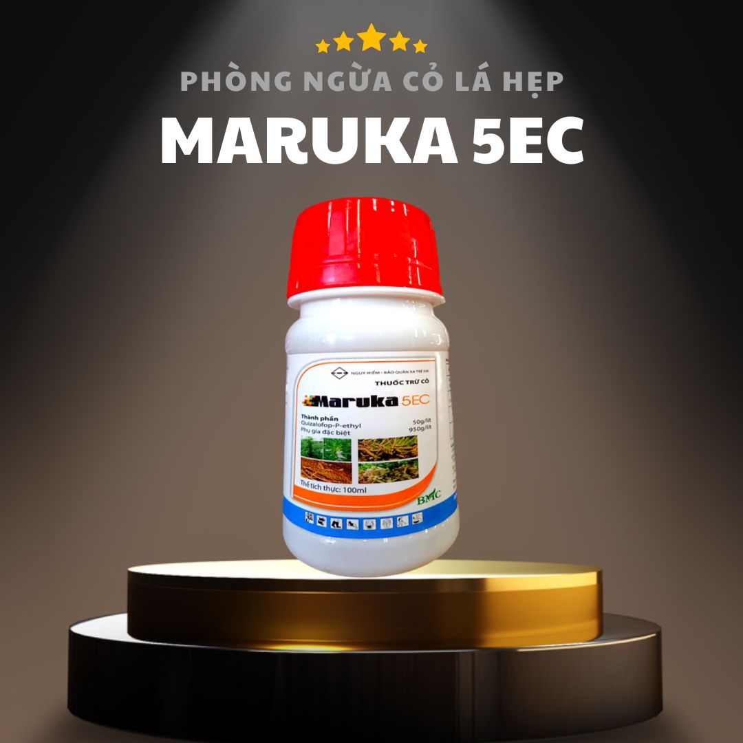 MARUKA 5EC - ĐẶC TRỊ CỎ TRONG CÂY ĐẬU PHỘNG, XÀ LÁCH, CỦ CẢI, HÀNH TÍM