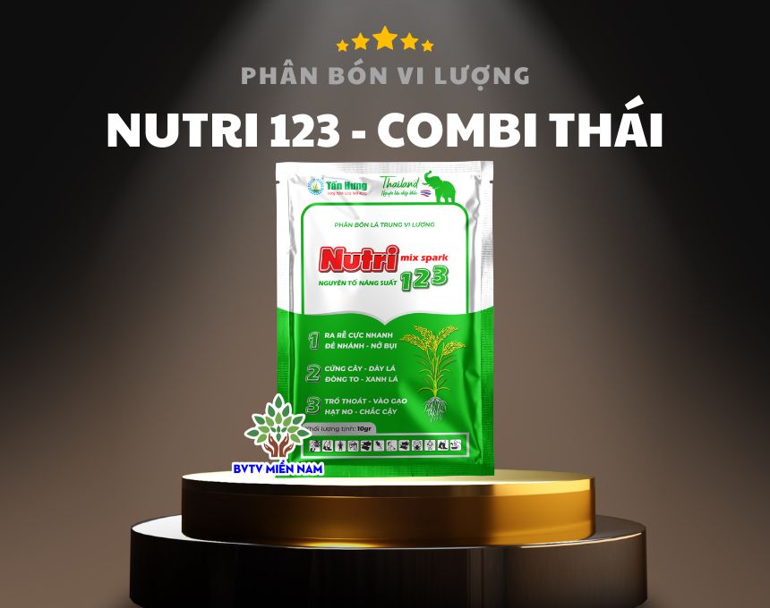 Nutri 123 - Nguyên Tố Năng Suất Cho Cây Trồng