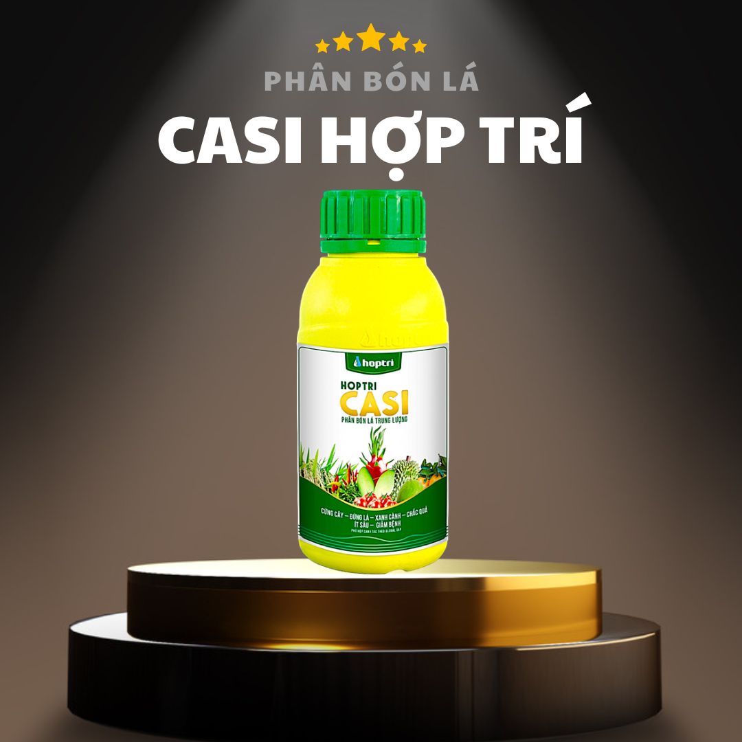 Hợp Trí Casi chai 500ml - Phân bón lá trung lượng giúp cứng cây dày lá