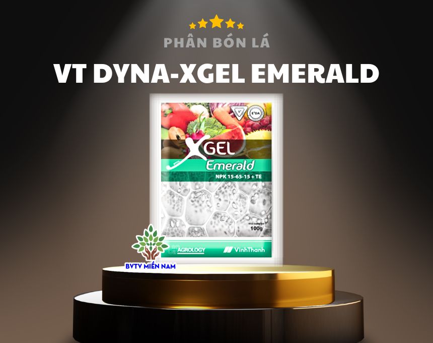 Phân Bón Lá VT DYNA-XGEL EMERALD NPK 15-65-15+TE: Giải Pháp Toàn Diện Cho Nông Nghiệp Hiện Đại