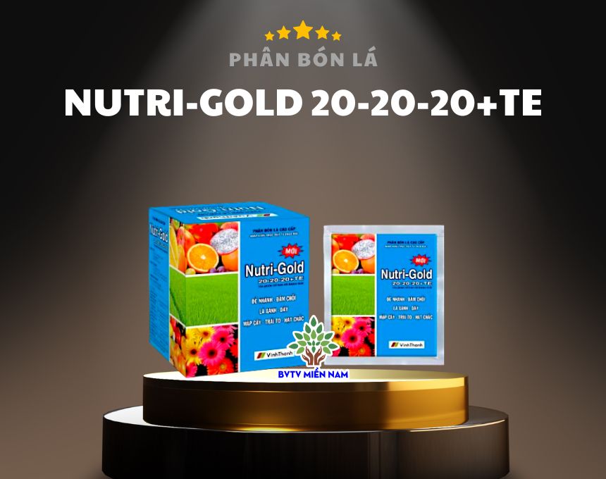 NUTRI-GOLD 20-20-20 + TE: Phân Bón Vi Lượng Đa Dụng Từ Đức