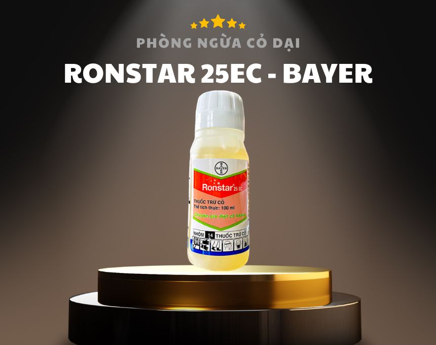 Ronstar 25EC - Đặc Trị Cỏ Lúa, Ép Hạt Cỏ Tiền Nảy Mầm Và Hậu Nảy Mầm Sớm