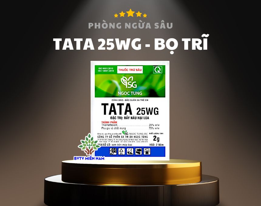 TATA 25WG - Giải Pháp Hiệu Quả Cho Phòng Trừ Bọ Trĩ, Rầy và Rệp Sáp