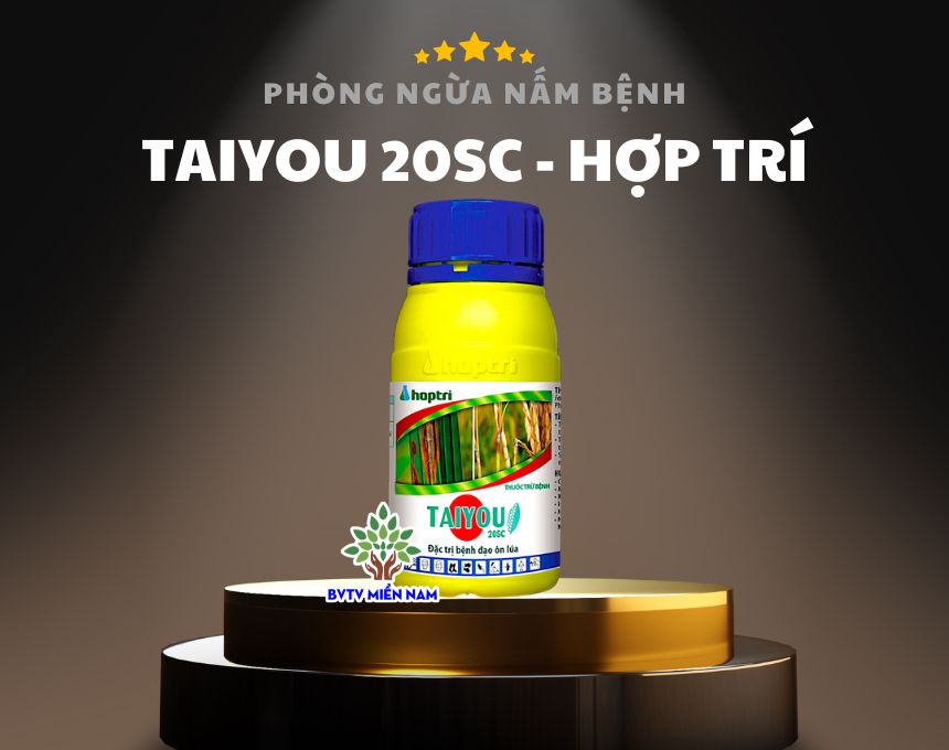 Taiyo 20SC - Hợp Trí - Đặc Trị Nấm Bệnh Cây Trồng, Đạo Ôn Lá Lúa, Đạo Ôn Cổ Bông, Lem Lép Hạt Lúa