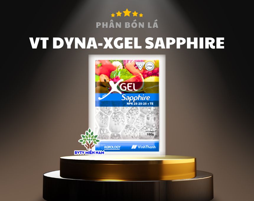 VT DYNA-XGEL SAPPHIRE NPK 25-25-25+TE: Giải Pháp Hoàn Hảo Cho Mọi Giai Đoạn Phát Triển Của Cây Trồng