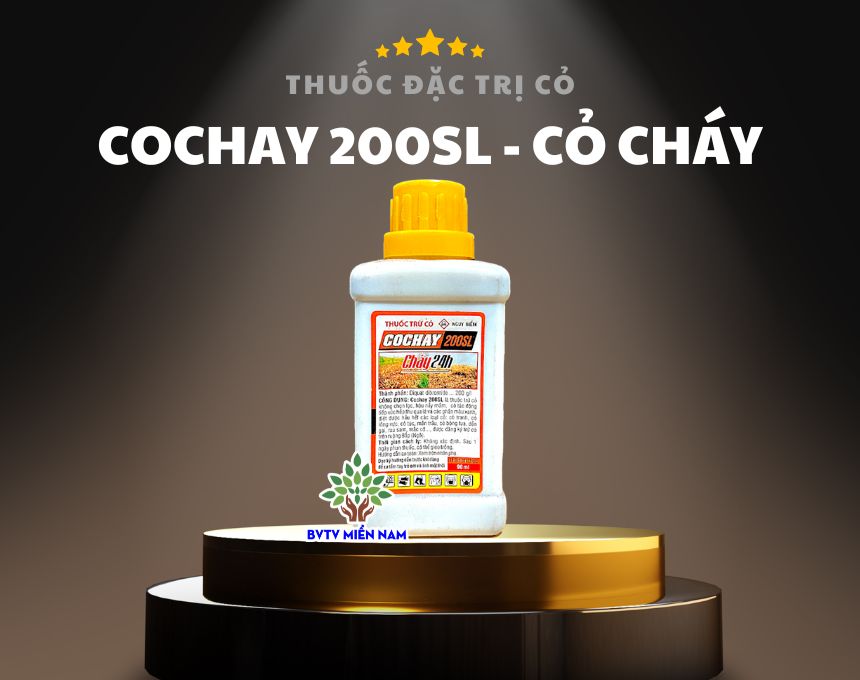 Cochay 200SL  Thuốc Đặc Trị Cỏ Cháy - Cỏ Chỉ, Cỏ Mần Trầu, Cỏ Thài Lài, Cỏ Gấu, Cỏ Cú