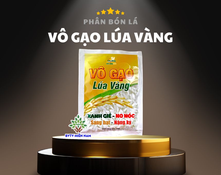 Vô Gạo Lúa Vàng Hóa Nông - Bóng Hạt - Chắc Hạt - Nặng Ký - Xanh Gié